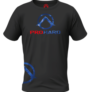 Camiseta negra logo tormenta